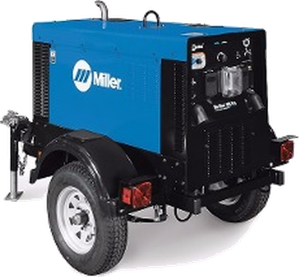 Generador soldador remolcable para trabajos de campo